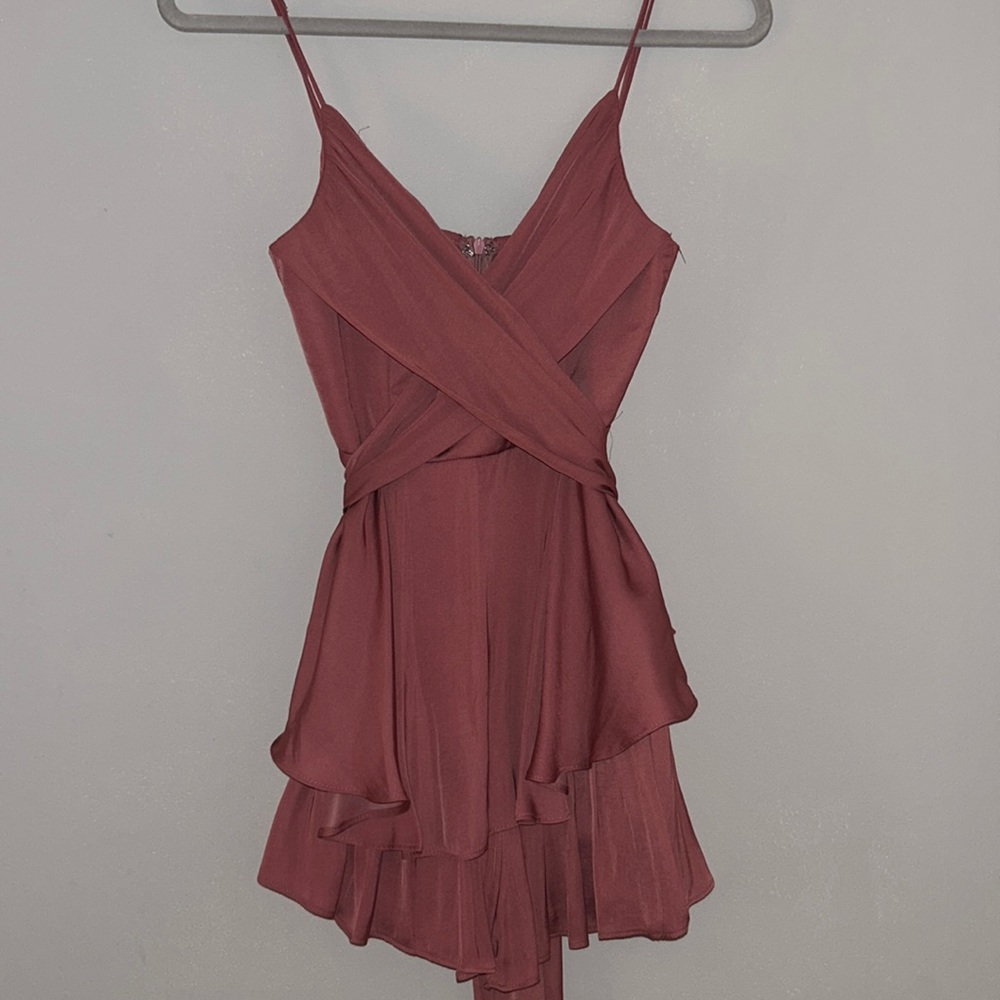 Silk romper